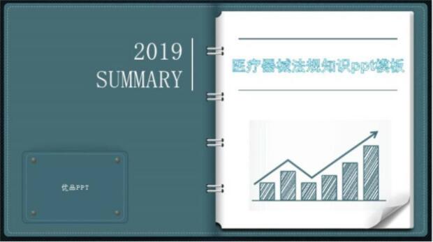 清新简约大气医疗器械法规知识ppt模板